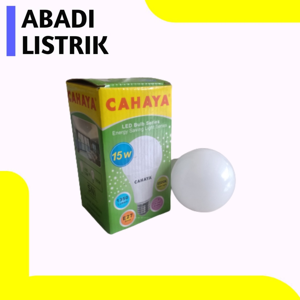lampu cahaya/Lampu LED/Bohlam LED Merk Cahaya 15 Watt Cahaya Putih