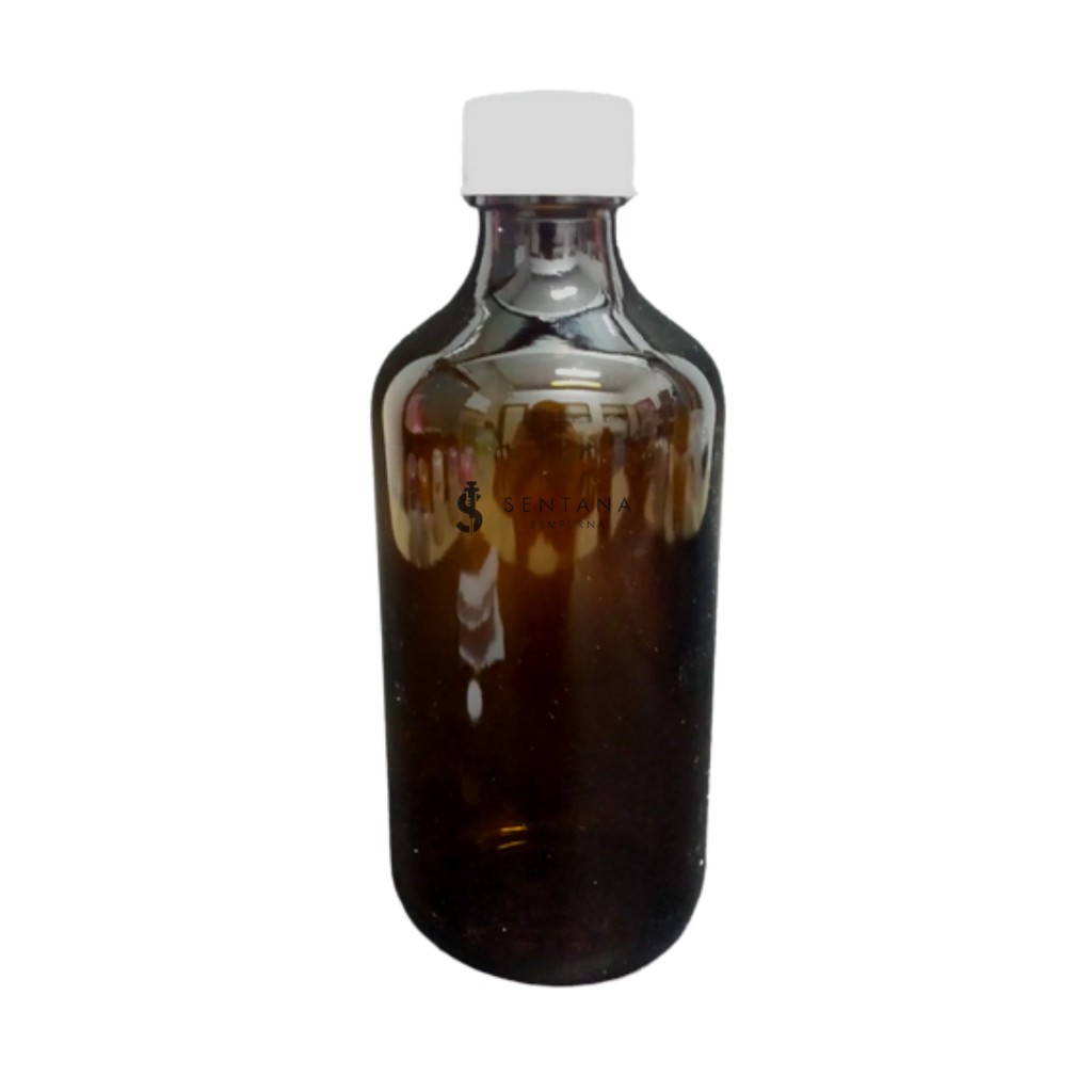 Botol Kaca Coklat Amber Laboratorium 300 Ml