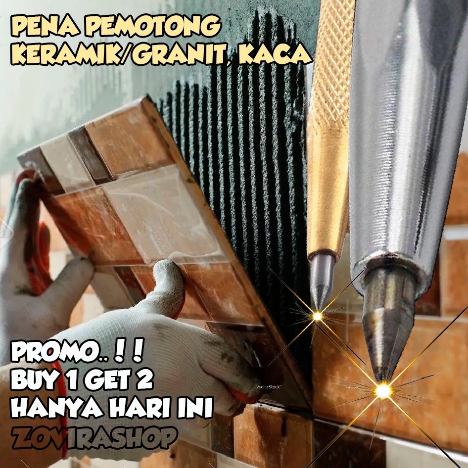 

PENA AJAIB Pemotong Keramik/ Granit Ubin Nat Kaca Ukir Stainless Metal Multifungsi