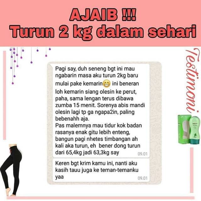 Krim Pelangsing USA Advanced Formula Slimming Cream 100% Original