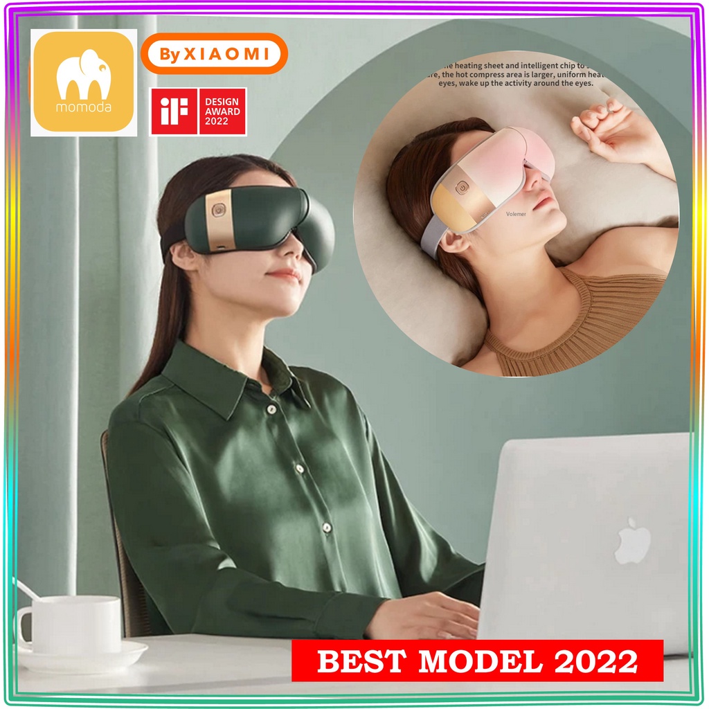 ALAT PIJAT MATA PENGHANGAT 3D SEGALA UMUR MOMODA INTELLIGENT EYE ELECTRIC MASSAGER