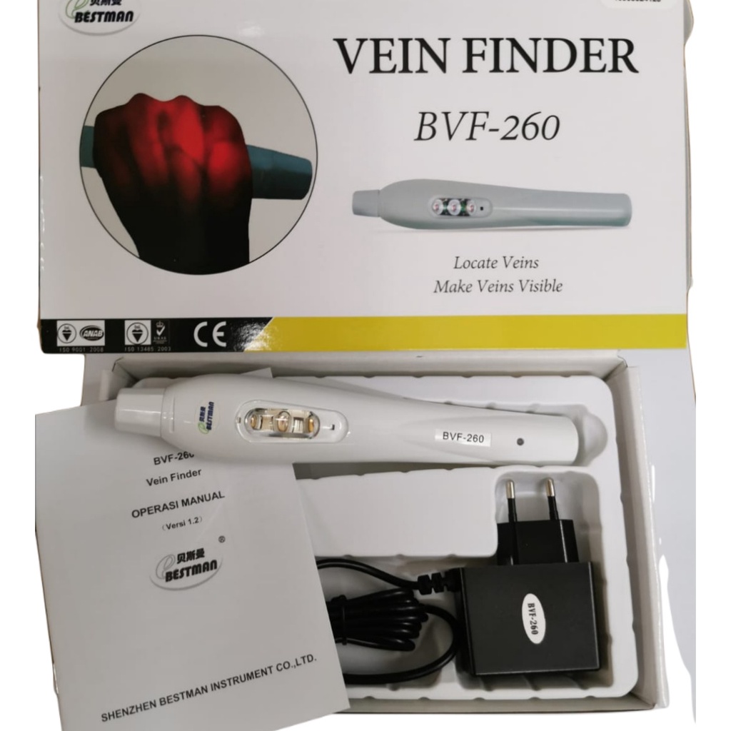 Bestman Original Alat Deteksi Cari Nadi Tangan / Vein Finder Bestman BVF-260