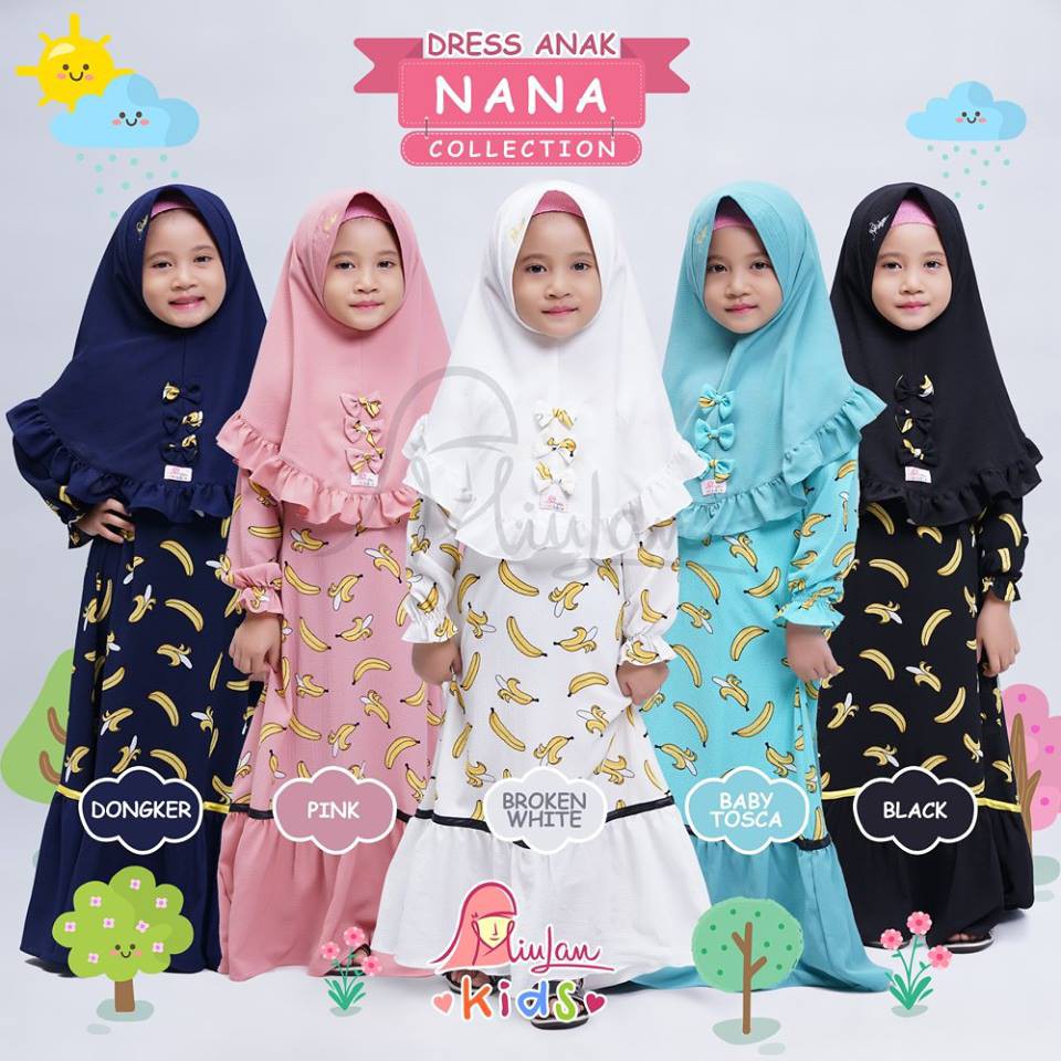 Dress Anak NANA | Gamis Miulan Kids