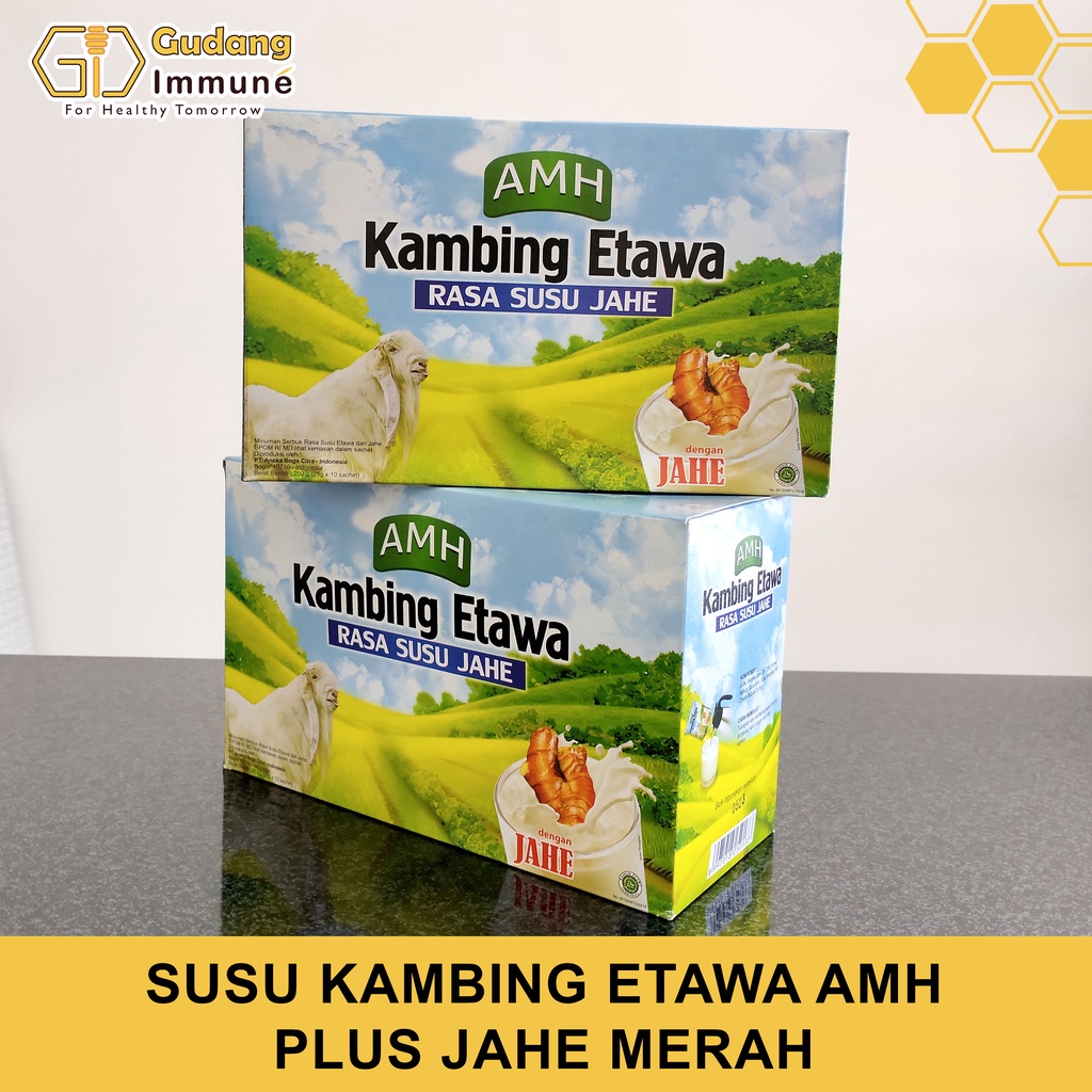 

Susu Kambing Etawa Bubuk AMH Full Cream Plus Jahe Merah - Gudang Immune