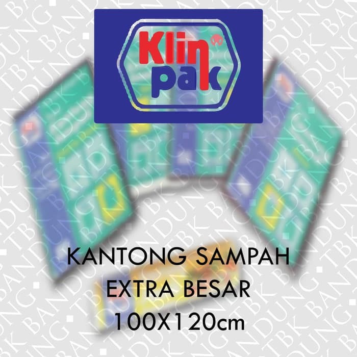 

Klinpak Kantong Sampah Extra Besar 100x120cm Garbage Bags