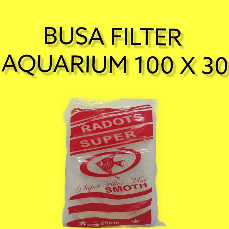 BUSA FILTER AQUARIUM 100 X 30CM RADOTS SUPER SMOTH EHEM