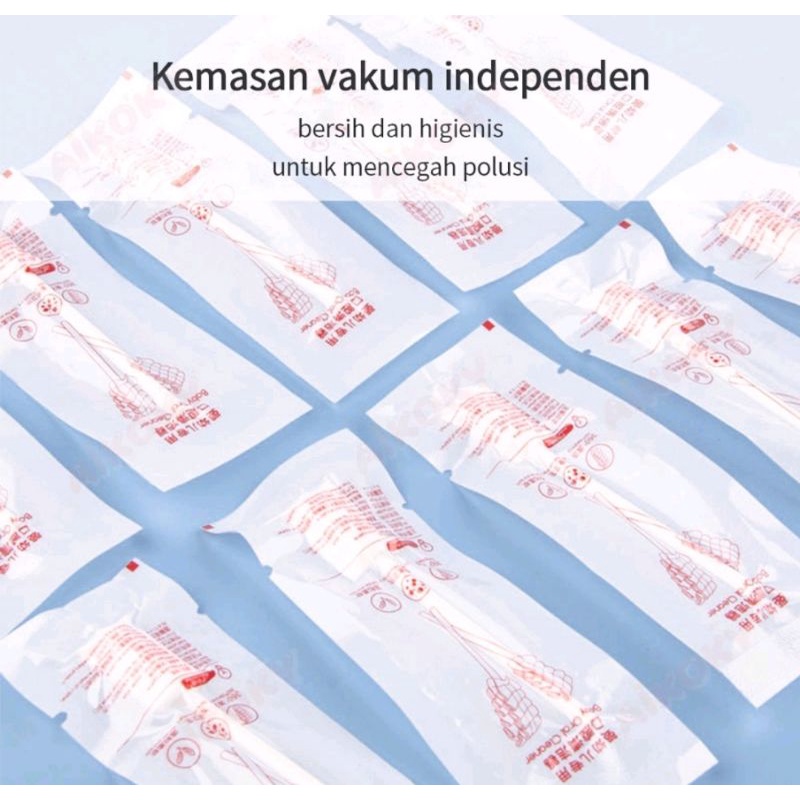 sikat lidah bayi/ kasa pembersih lidah bayi isi 30pcs