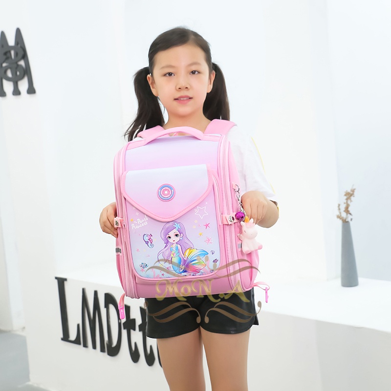 [MTOYS]  TAS SEKOLAH RANSEL ANAK CEWEK MOTIF PUTRI DUYUNNG LUCU UNIK CUTE IMPORT PREMIUM M0182