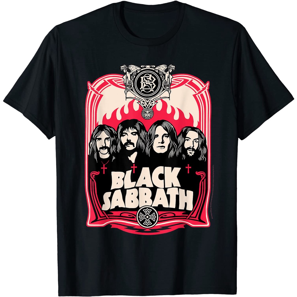 Kaos Black Sabbath Official Red Flames