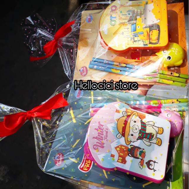 

Souvenir paketan sekolah ulang tahun