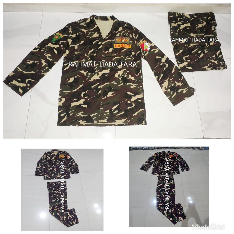 SERAGAM PDL BANSER TWILL &amp; BAHAN PREMIUM ANTI AIR