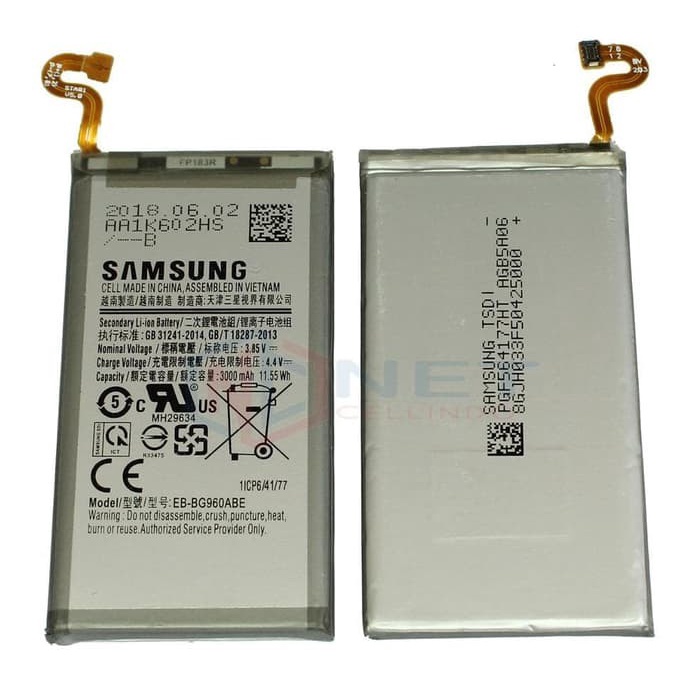 Battery Batere Batre Baterai Samsung S9 Flat G960 EB-BG960ABE