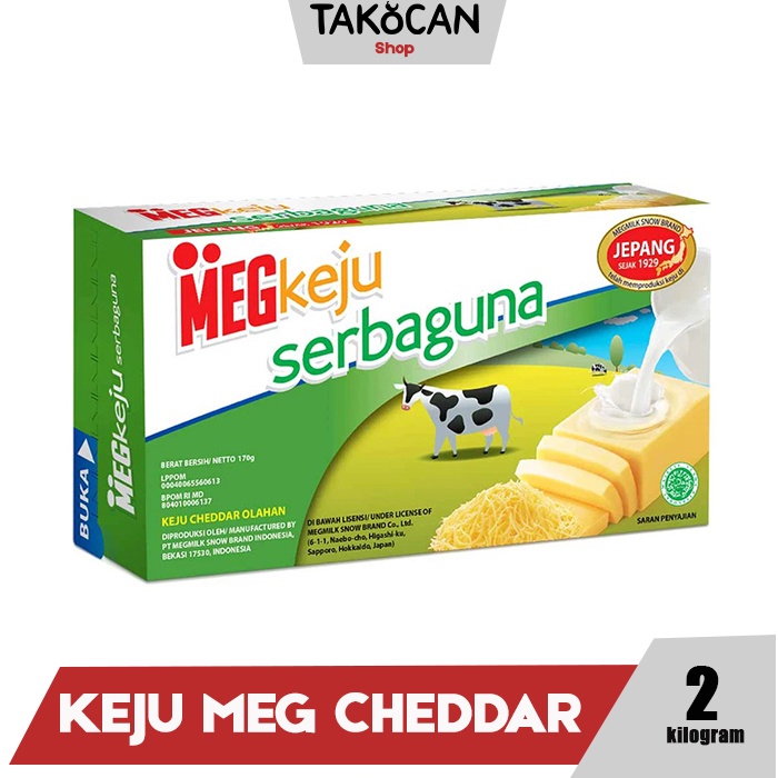 

KEJU CHEDDAR - KEJU MEG SERBAGUNA 2KG