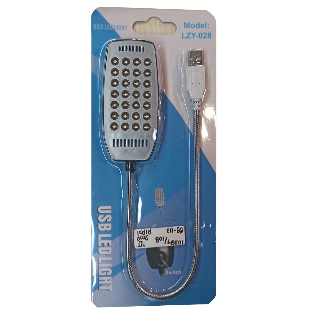 TaffLED Lampu USB 28 LED dengan Modul ON / OFF - Black