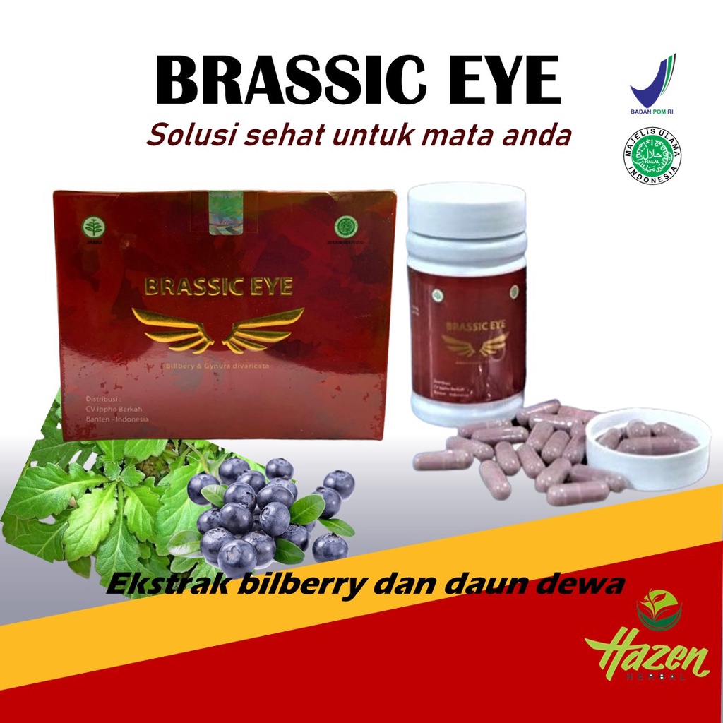 BRASSIC EYE VITAMIN HERBAL KESEHATAN MATA DARI BILBERRY EKSTRAK ORIGINAL