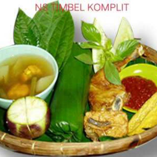 Nasi timbel komplit