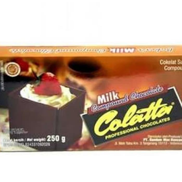 

COLATTA MILK COMPOUND CHOCOLATE 250 GRAM BERKUALITAS