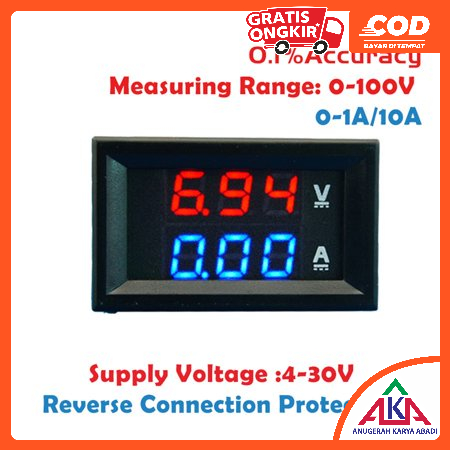 Voltmeter Ammeter Amper Meter Volt Meter Digital DC