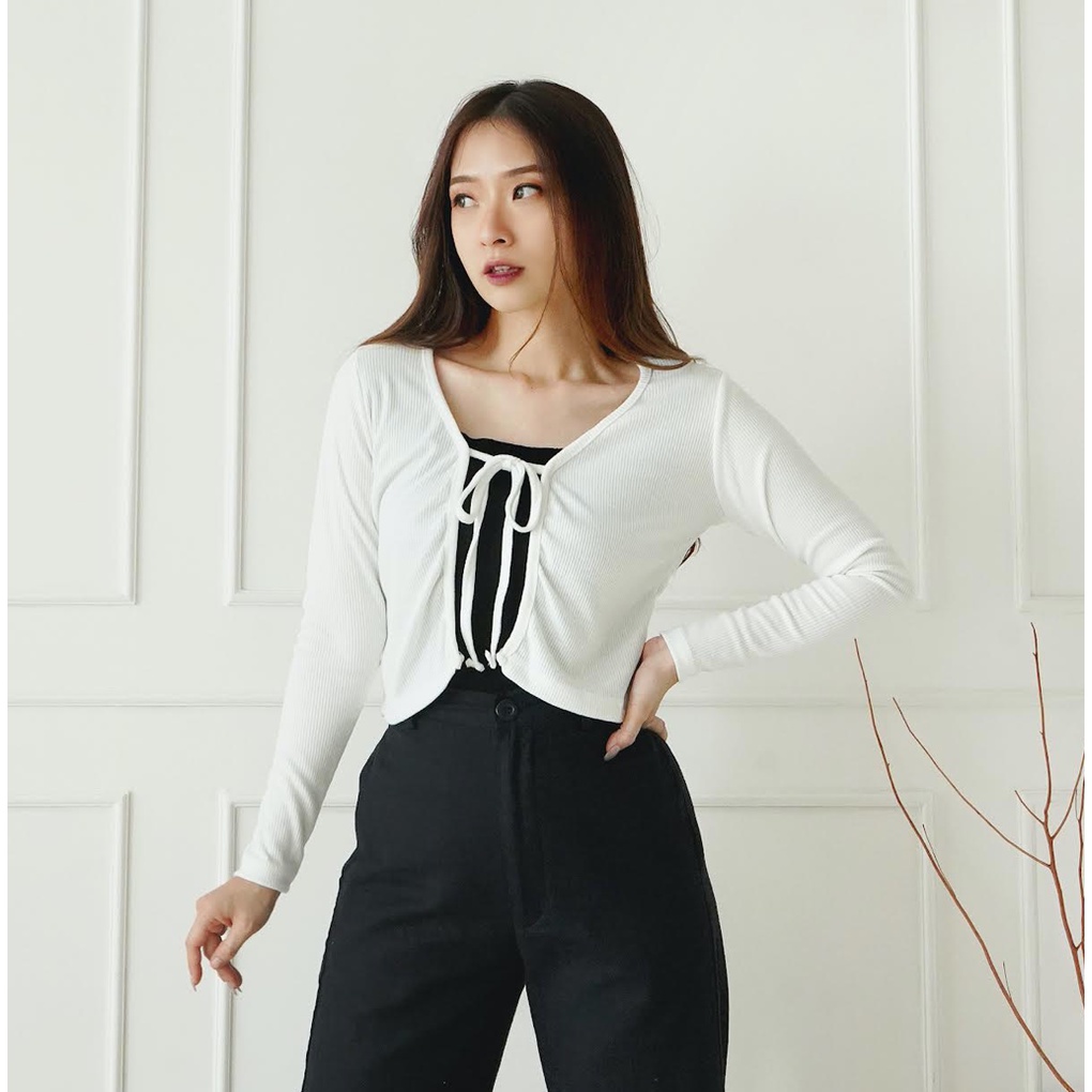 Cardigan Rajut Outer Knit Top Korean Style Baju Atasan Wanita 110