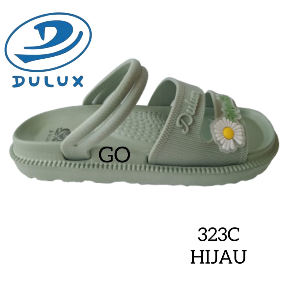 gof DULUX 323DC Sandal Karet Anak Perempuan Tanggung Model Gladiator Sendal Ban Dua Anak Remaja Cewe