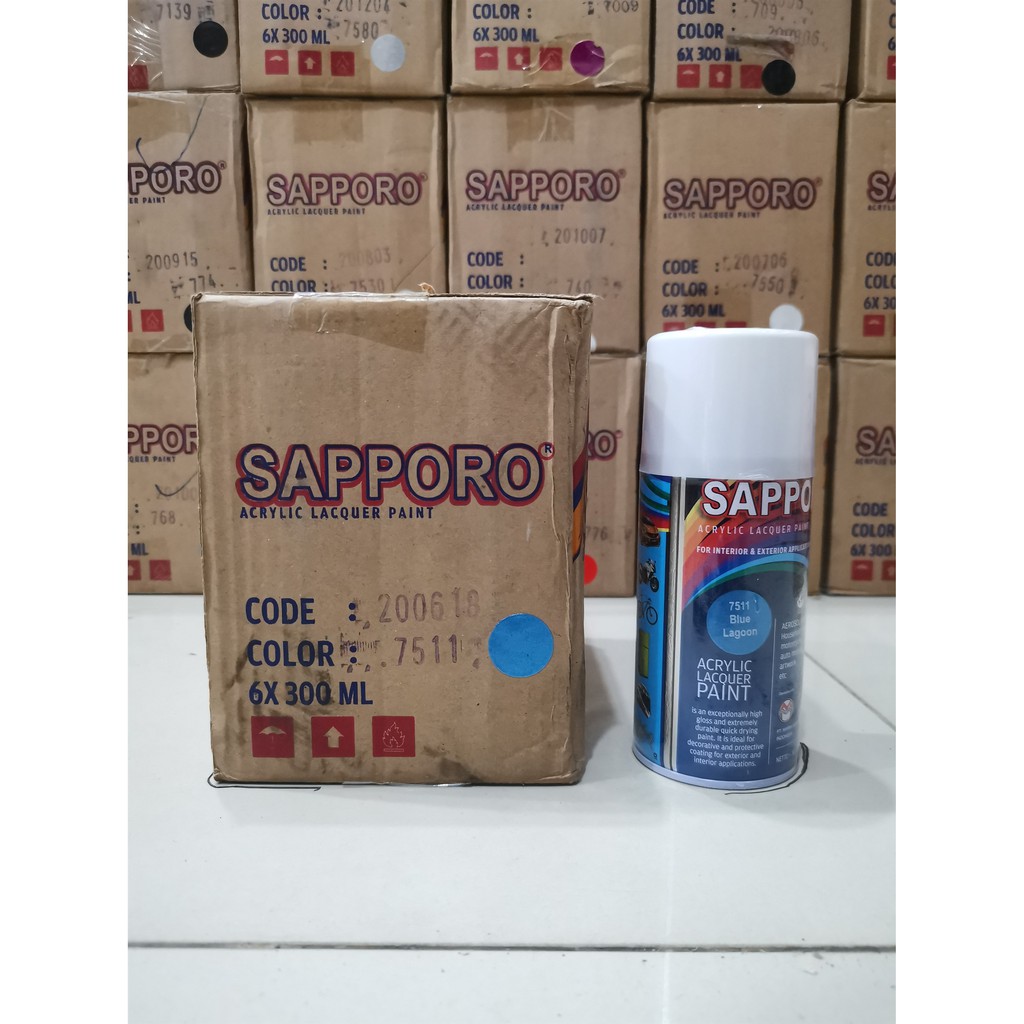 Cat Semprot Sapporo Paint 7511 Blue Lagoon