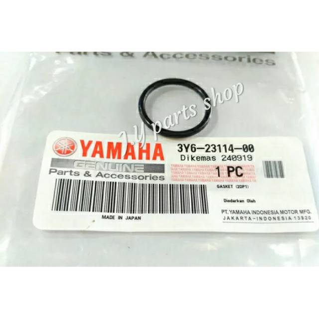 GASKET KARET ORING O RING TUTUP AS SHOCK SHOK SOK DEPAN ALL NMAX N MAX ORIGINAL 3Y6-23114-00