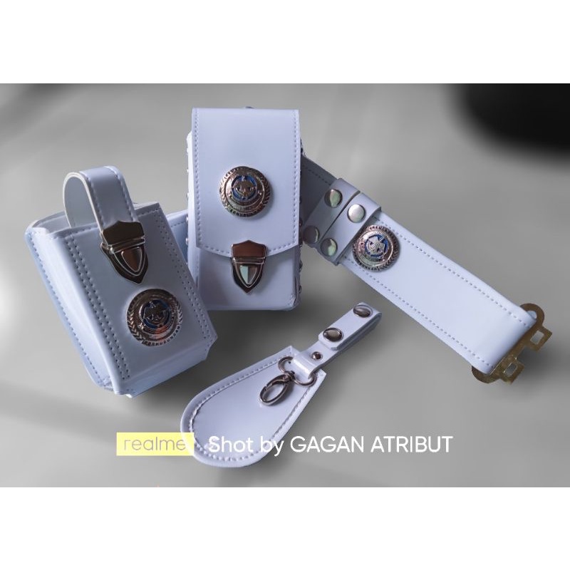 KOPEL SET PDH PUTIH KEMENHUB LOGO LOGAM COR