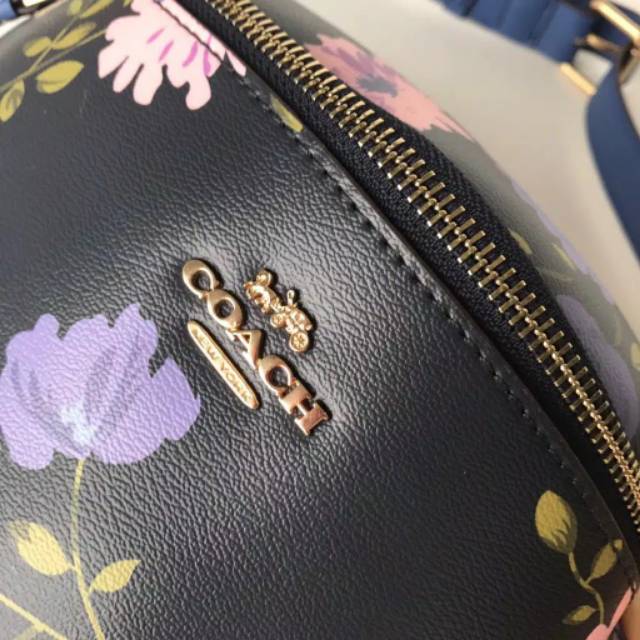 Bumbag Coach Flower signature waist bag