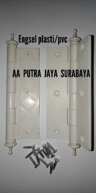 Engsel plastik pintu PVC kamar mandi