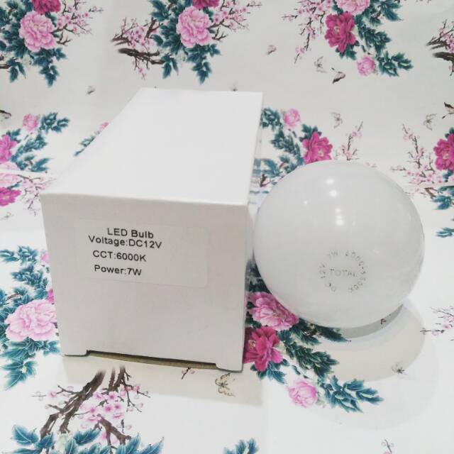 Bohlam Lampu LED DC Total 7W Putih