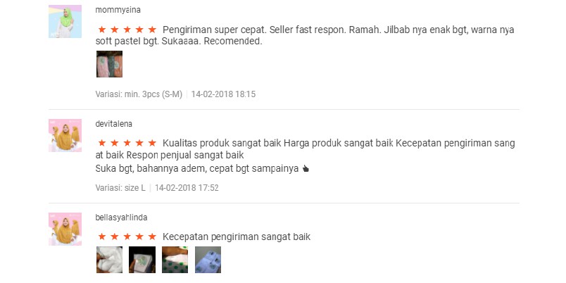 Toko Online Jilbab  afra  Shopee Indonesia