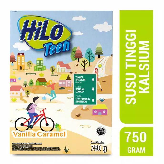 

[[BISA COD]] Hilo Teen Rasa Vanila Caramel 750gram 750 gram TERBARU Kode 251