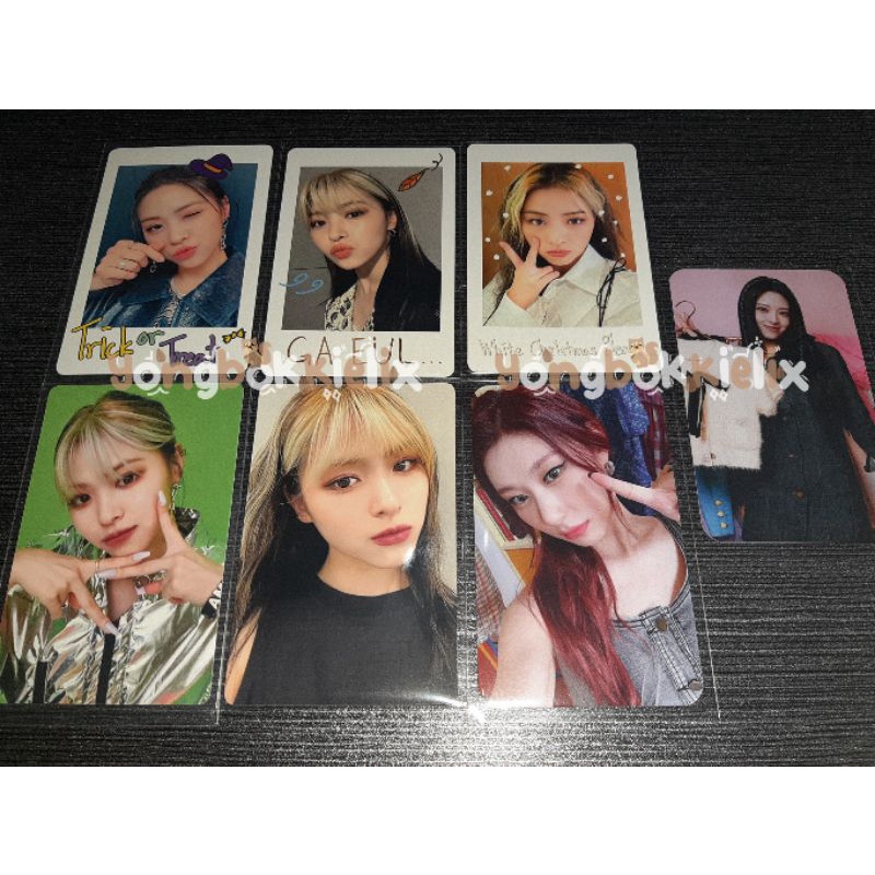 itzy no bad days nbd pc pola juni okt lia mecima cil chaeryeong yuna photocard