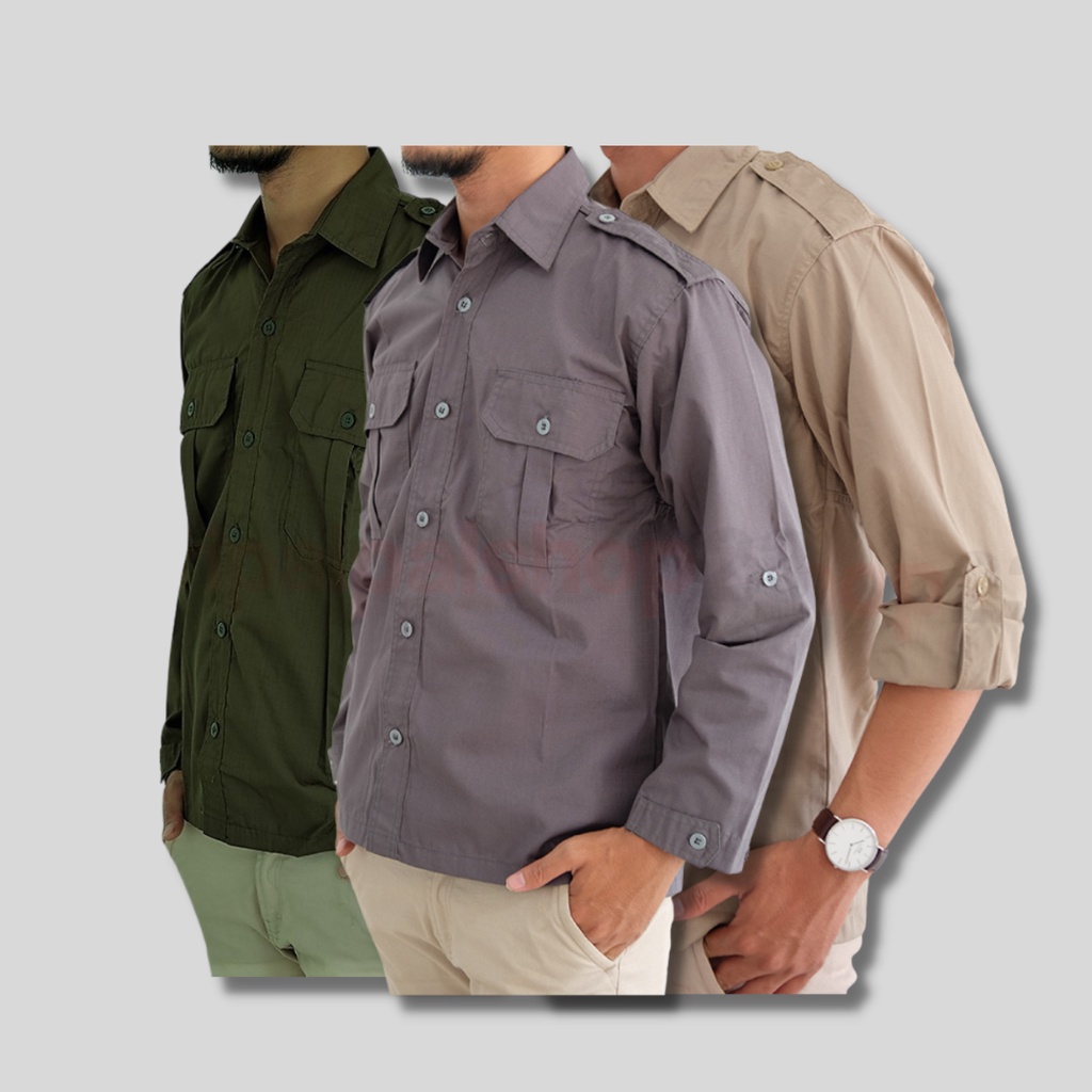 KEMEJA PDL LAPANGAN / KEMEJA LAPANGAN KEMEJA OUTDOOR