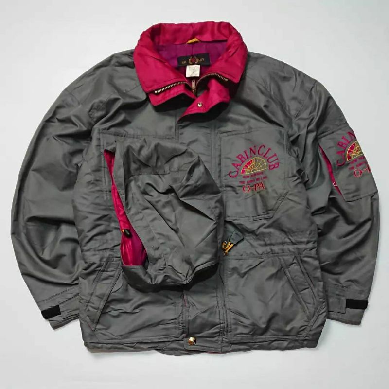 UPDATE LAGI !!!! (GRATIS ONGKIR & COD) thrift Vintage puffer brand windbreaker flight Corduroy second harrington tartan jaket second racing varsity-834 M fit L (70x60)