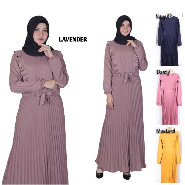  GAMIS  JUMBO PLISKET  WANITA GAMIS  PLISKET  KOMBINASI 