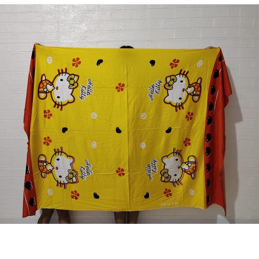 ➸ Kain Bali Jumbo / Kain Pantai / Selimut Pantai / Sarung Bali / Kain Aksesories / Motih Hello Kitty