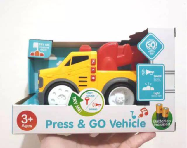 CRUZER PRESS &amp; GO CAR - TOYS KINGDOM