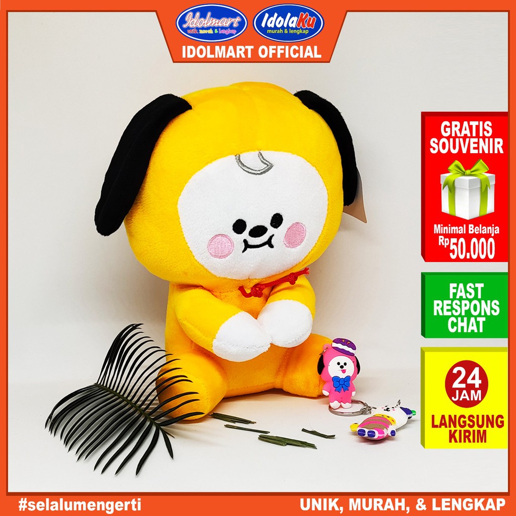 IDOLAKU  Boneka Unofficial Cooky Tata Chimmy - Boneka Karakter