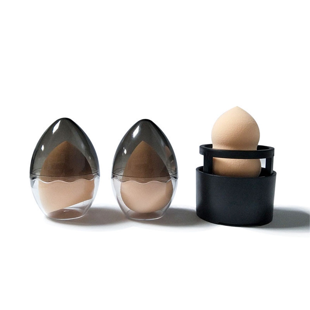 【COD Tangding】1PC Carry Egg Shape Box Beauty Pad Makeup Accessories Powder Puff Drying Holder Without Egg