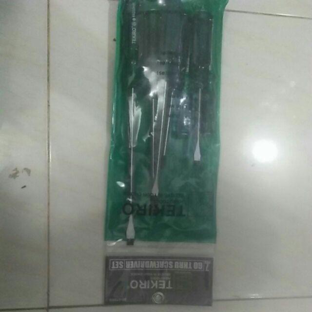 Tekiro Obeng Set Transparant 7pcs Premium