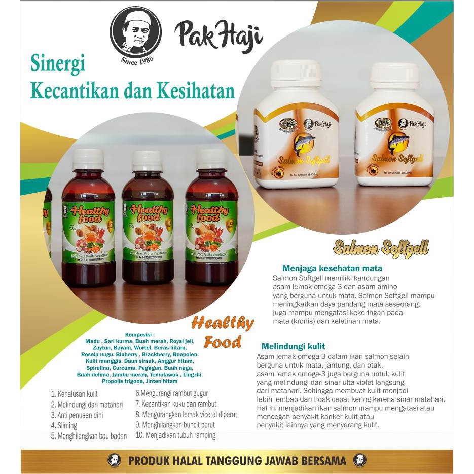 SUPLEMENT EXTRA HEALTHY FOOD HPA PAK HAJI