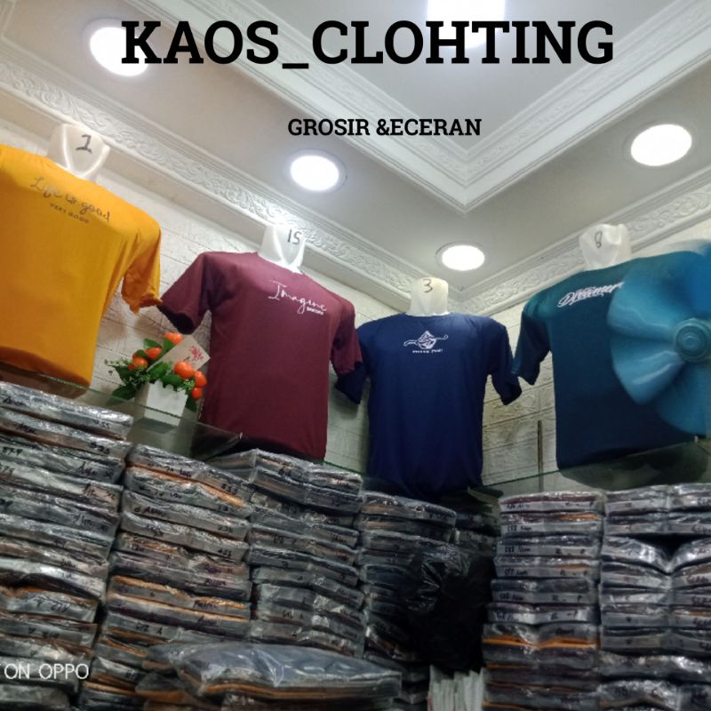 KAOS OBLONG PRIA_KAOS PRIA BAHAN KATUN_S-M-L-XL//Grosir termurah