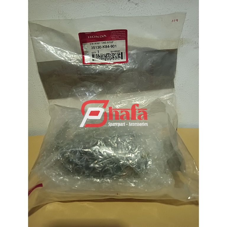 SW Assy Engine Stop – Honda CRF 150L  - saklar mematikan mesin -saklar stater crf 150l 35130K84901 -