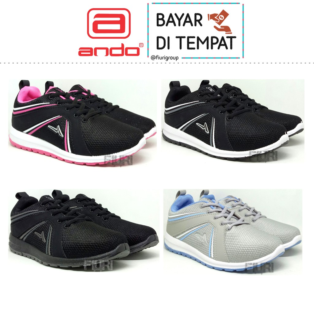 FIURI - ANDO ORIGINAL - CRISSY 37-40 HITAM PUTIH - SEPATU SNEAKERS SPORT KANVAS SOL KARET ANAK PEREMPUAN - SEPATU KETS TRENDY WANITA - SEPATU OLAHRAGA LARI FITNES SENAM KERJA KULIAH SEKOLAH SD SMP SMA BERTALI CEWEK MURAH PROMO DISKON BONUS KAOS KAKI