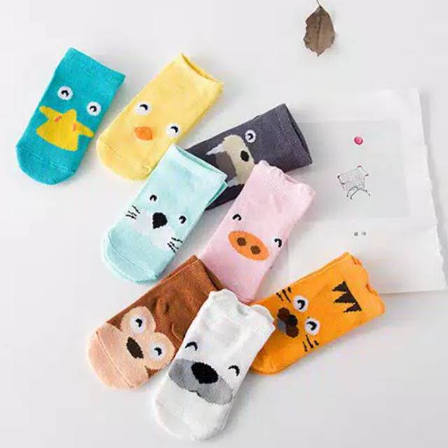Kaos Kaki Bayi Anak Motif Binatang