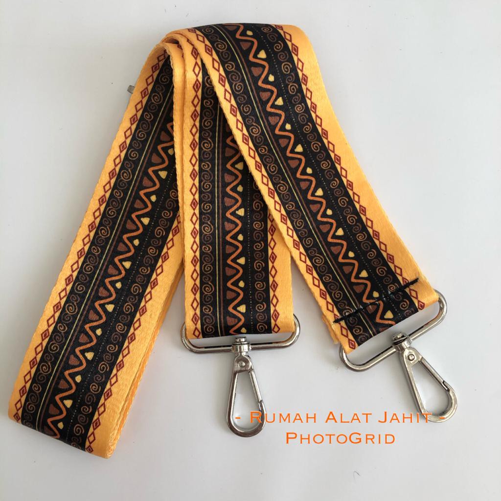 Tali Tas Longstrap Model Batik Tribal 01501 - 4 Pilihan Warna