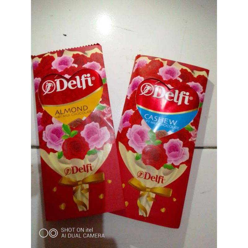 

COKLAT DELFI 155GR / DELFI ALMOND / DELFI CASHEW - COKELAT DELFI BESAR /CHOCOLATE - DELFI COKLAT