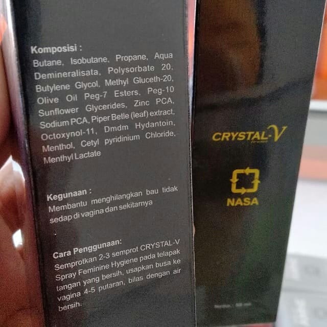 Crystal V Spray Feminime Hygiene Crystal V Original Nasa New