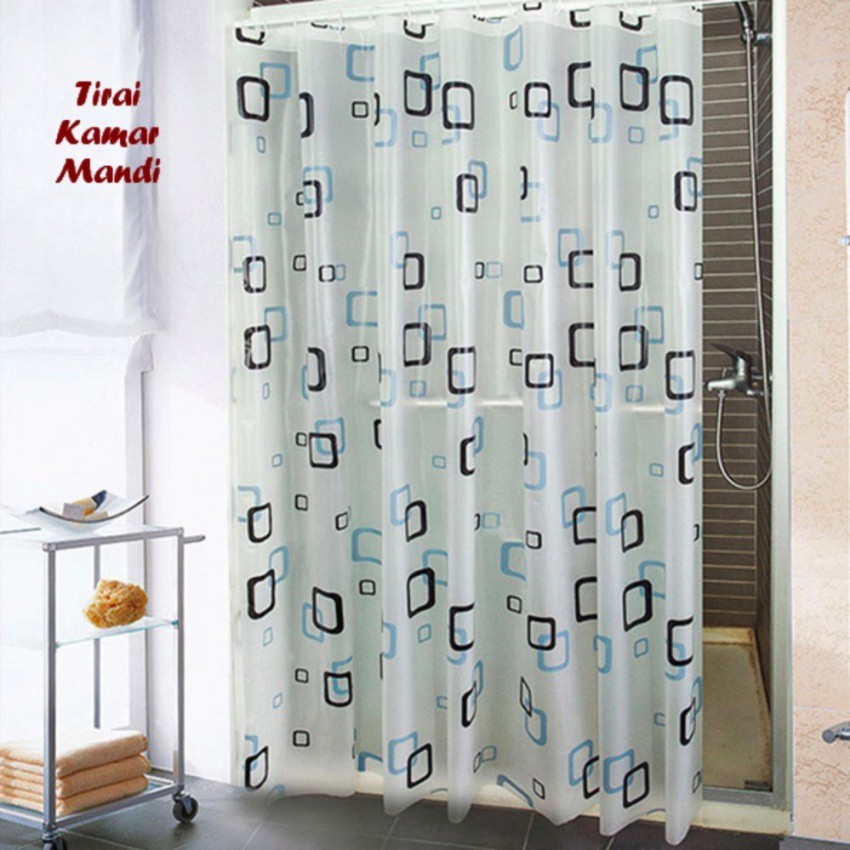 Sale Gorden Shower Curtain [ Kotak ] Tirai Kamar Mandi WReMzsk5nJwZ